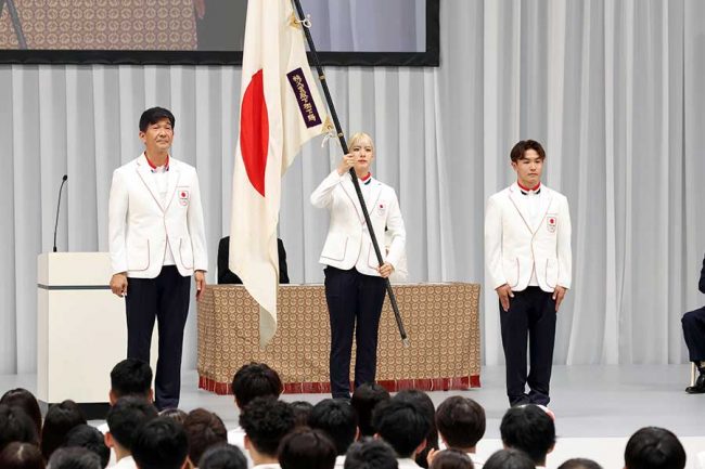 パリ五輪日本選手団が結団式　旗手が決意表明「新たな挑戦に全力を」選手は400人超の見込み