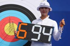 もう出たパリ五輪世界記録に衝撃「しかも彼女は21歳」　アーチェリー韓国選手が「素晴らしい!!」