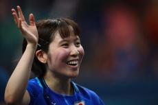 卓球日本女子、試合中のさり気ない礼儀正しい所作　国際実況席が注目「『オネガイシマス』で集中を…」