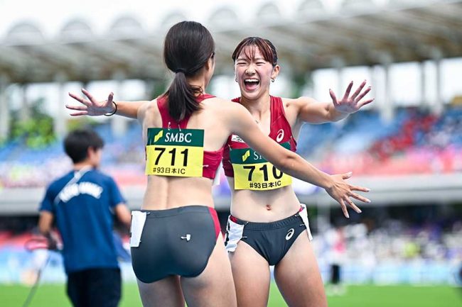 400m障害・山本亜美、日本インカレ大会新Vで有終の美　1年生・瀧野未来と立命大ワンツー「未来ちゃんに強さを見せられたことが一番」