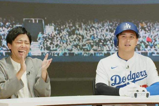 193cm大谷翔平と比べて「頭身がおかしい」「上から重力が…」　登場そっくりさんにスタジオ笑撃