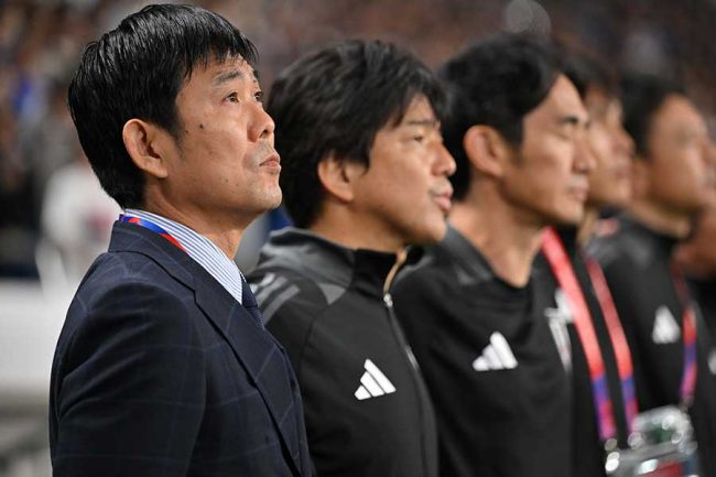 サッカー日本戦で異変「なぜ」「今日は少なめ」　中継で抜かれた森保一監督の“熱さ”が話題