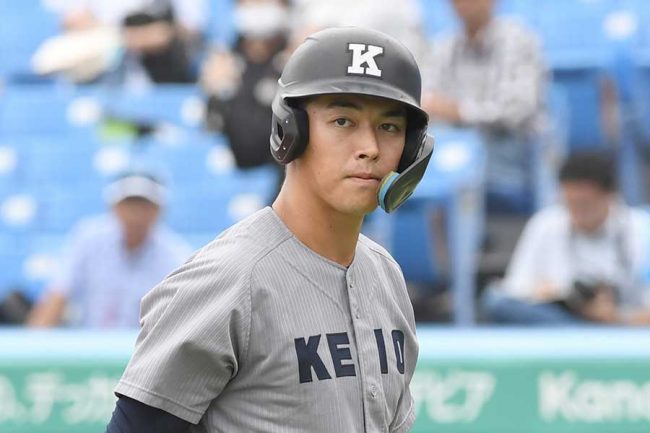 慶大・清原正吾は指名漏れ　6年ブランク→慶大4番で今秋2HR、父・和博氏の後追うプロ入りならず【ドラフト】