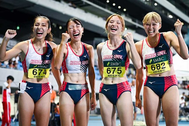 黒髪＆ノーメイクはもう昔？　陸上インカレで聞いた、変わる女子アスリートのオシャレ事情「スタート前にみんな鏡でリップを…」