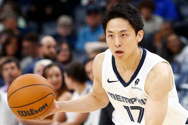 河村勇輝、NBAの舞台で中国21歳と友好2ショット実現　国営放送も注目、X「アジアだ」「友情だね」