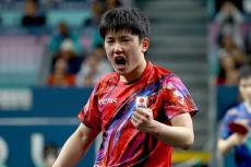 張本智和が中国の世界2位撃破！　激闘での決勝進出にX喝采「呼吸するの忘れた」「化け物じみてる」