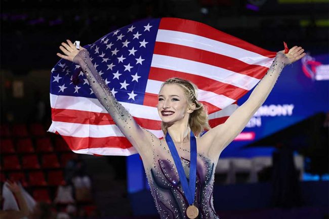 フィギュアGPFで「日本女子最高やん」　優勝アメリカ選手を喜ばせる粋な祝福が話題「ほっこり」