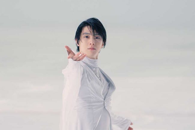 羽生結弦、予定になかった4回転トウループ披露　新CMに歓喜の声「衣装が最高」「純白の王子様」