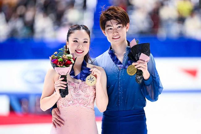 アイスダンス新日本王者は“うたまさ”こと吉田唄菜、森田真沙也組　世界選手権へ「万全の状態で」【全日本フィギュア】