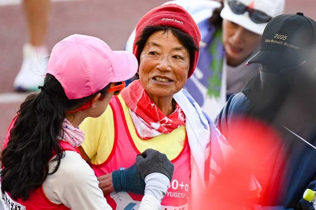 大阪国際女子マラソンを走った日本の世界記録保持者　鉄人66歳、3時間9分台で完走「名古屋で世界新を」増田明美さんも絶賛