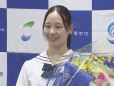 パリ五輪アーティスティックスイミング代表・島田綾乃 自身が通う高校で壮行会「国歌を流せるよう頑張りたい」