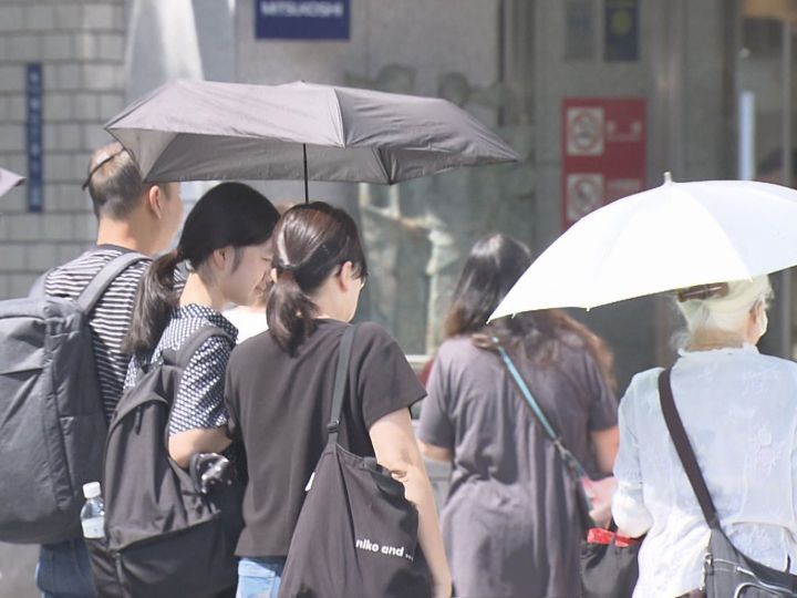 名古屋で35度予想…26日も東海3県は各地で厳しい暑さに 愛知と三重に熱中症警戒アラート 急な落雷等に注意