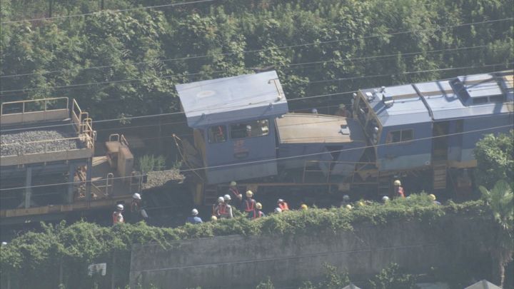 原因は追突側車両の“ブレーキ力低下” 東海道新幹線での保守用車両同士の追突脱線事故 前日の確認も怠る