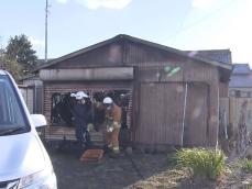 住人の80歳女性が死亡か…住宅敷地内にある木造平屋建ての倉庫で火災 中から女性1人の遺体見つかる