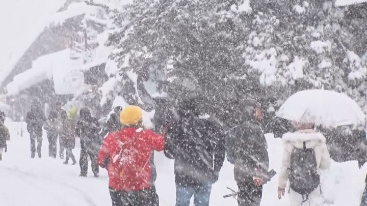 愛知県の平地でも積雪か…岐阜県では10日にかけて大雪のおそれ 8日午後6時時点の積雪は白川村で130cm