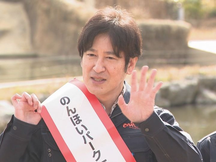 芸能界きっての動物好き…ココリコ田中さんが「のんほいパーク」で1日園長 来園者とふれあいエサやり等見学