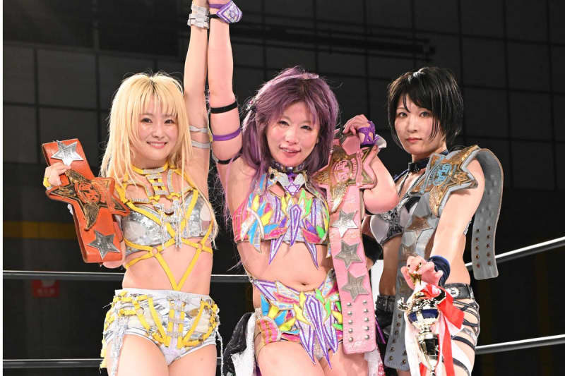 【スターダム】〝コズエン〟中野たむ＆なつぽい＆安納サオリがアーティスト王座戴冠「宇宙一幸せにしてあげる」