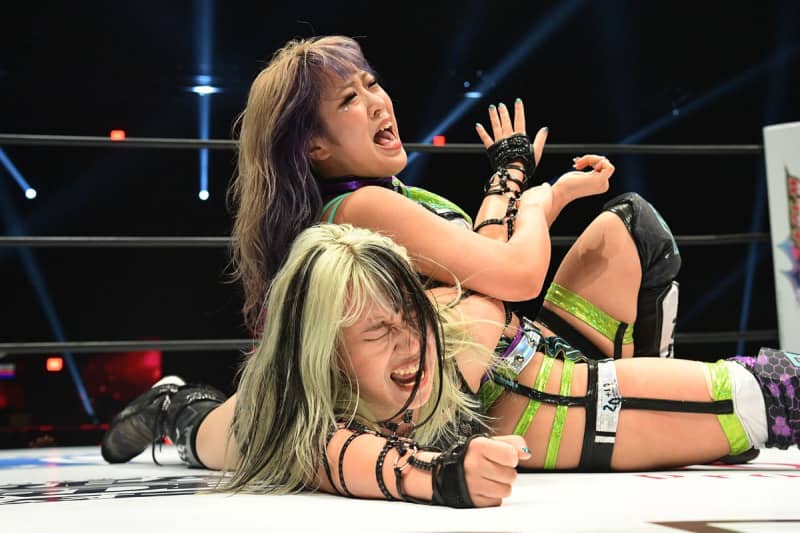 【スターダム】ＡＺＭ　渡辺桃との元ＱＱ対決制す「次は私がお前の邪魔をしてやるから覚悟しろ！」