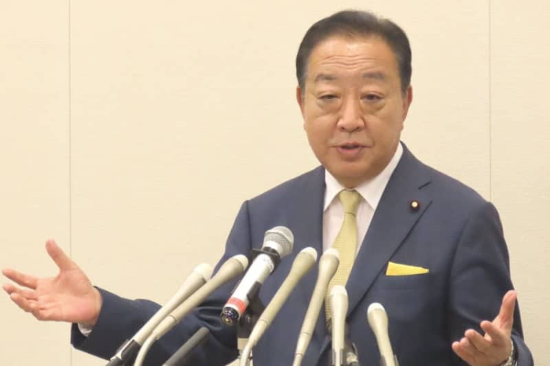 野田佳彦元首相が政策集発表「自民一強で培われた与党のおごりは限界を超えた」