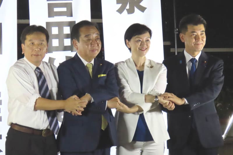 立憲民主党代表選　最後の街頭演説で４候補が政権交代や教育無償化を訴え