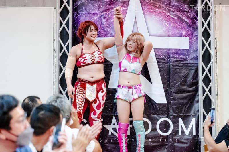 【スターダム】梨杏　地元・八戸で舞華＆白川未奈のＥＸＶに電撃加入「ベルトを巻いてここに戻ってきたいです」