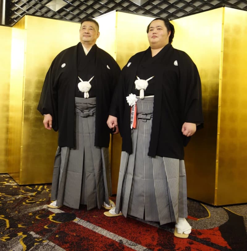 【大相撲】琴桜が大関昇進披露宴　新大関・大の里には「自分は変わらない。誰が相手でも一緒」