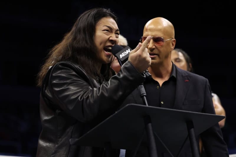 【ＡＥＷ】インターナショナル王者・竹下幸之介が日本での防衛戦を宣言「ベルトが欲しいなら、かかってこい！」