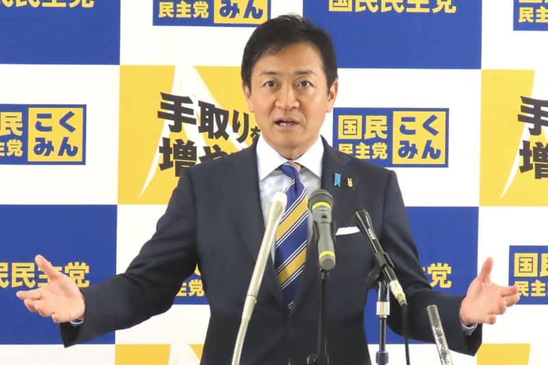 国民・玉木雄一郎代表　自民党との協議で〝１０３万円の壁〟引き上げがなければ「当然、協力できない」と強調