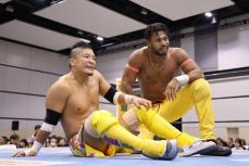 【新日本・ＳＪＴＬ】ＫＵＳＨＩＤＡ＆ナイトがベロシティーズに痛恨２敗目　「言い訳はできない」