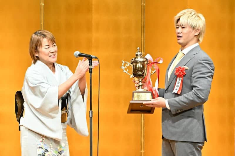 【プロレス大賞】敢闘賞・清宮海斗　山田邦子のイジリに「ちょっと驚いてます…」