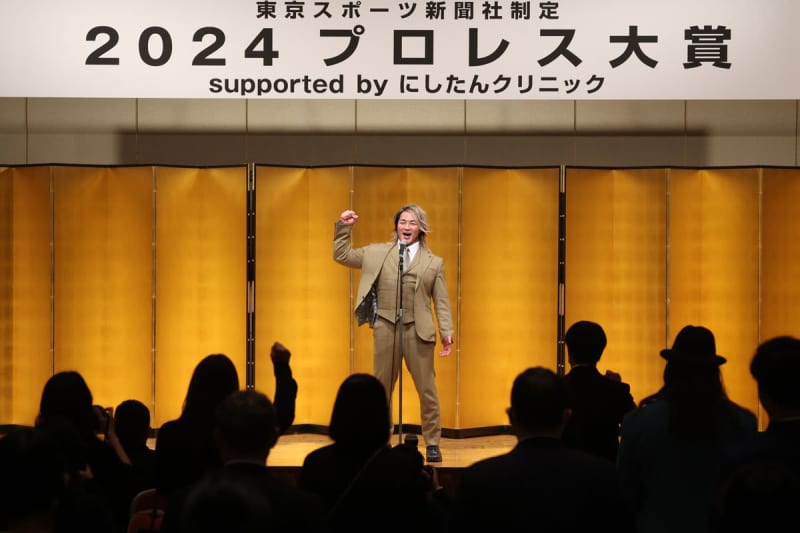 【プロレス大賞】新日本・棚橋社長も出席「レスラーとして会場に来るのは今日が最後です…」