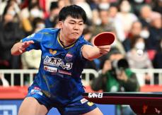 【卓球】松島輝空が初の４強入り　張本智和との準決勝は「１球目から全力でいきたい」