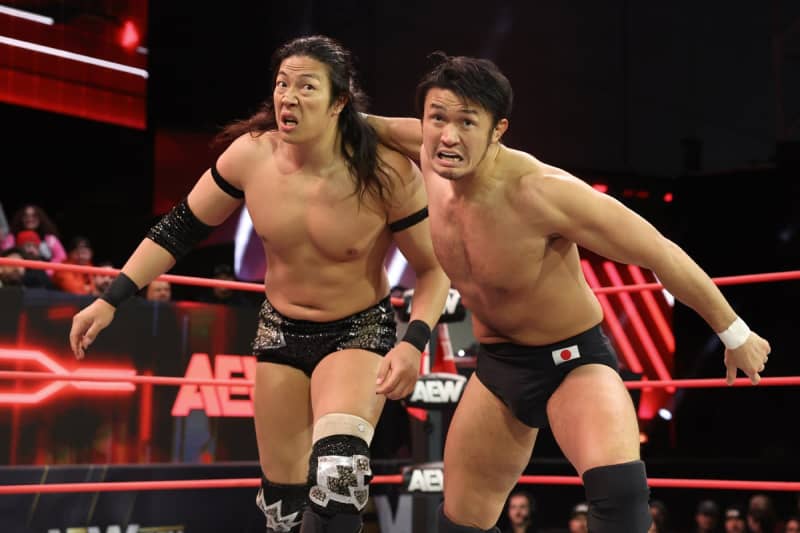 【ＡＥＷ】竹下幸之介がインターナショナル王座防衛に成功　柴田勝頼との日本人対決を制す