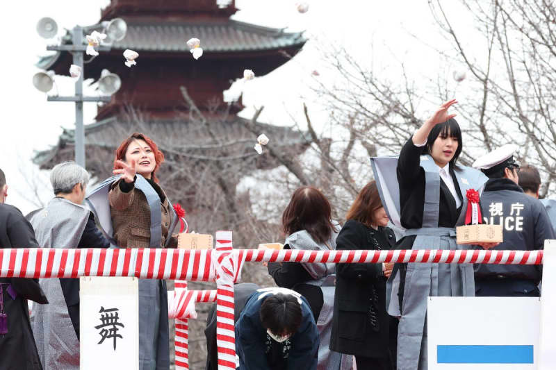 【スターダム】舞華「鬼になる決心をした」 池上本門寺でHANAKOと豪快豆まき