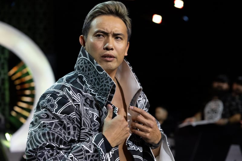 【ＡＥＷ】オカダ・カズチカ　地元豪州でのベルト奪取狙うバディ・マシューズとの舌戦で激高