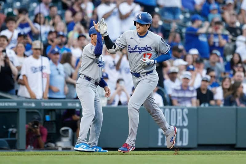 大谷翔平 6試合ぶりの44号は打球速度約187キロのロケット