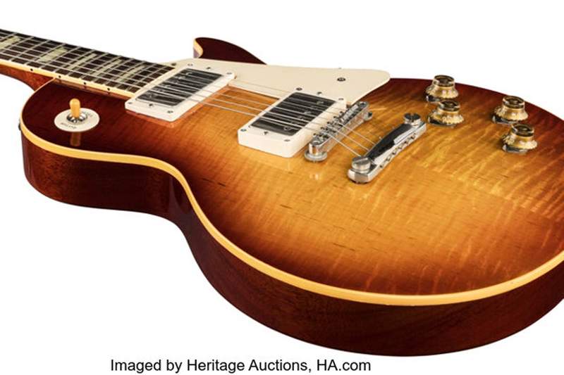 不明 レスポールスタンダードタイプ 演奏できますがジャンクで 1959年製レスポールが約1億2400万円で落札 有名人の所有歴がないギター