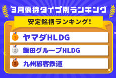 割安、安定、成長、3つの基準で厳選！タイプ別　3月お買い得優待株ランキング 【安定株】編