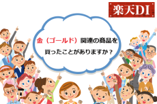 今月の質問「金（ゴールド）関連の商品を買ったことがありますか？」