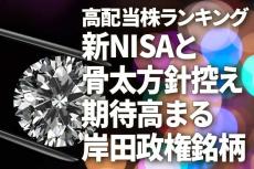 高配当株ランキング～新NISAと骨太方針控え、期待高まる岸田政権銘柄