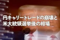 円キャリートレードの崩壊と米大統領選挙後の相場