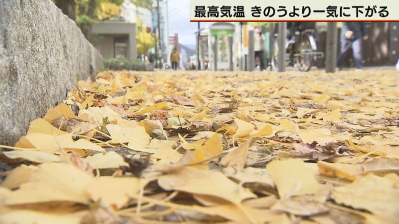 上空に寒気　各地で最高気温１桁どまり