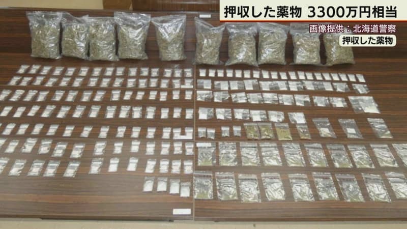 大麻や覚せい剤を営利目的で所持　道警　薬物密売グループ3人逮捕