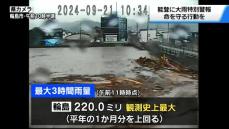 石川県　輪島市・珠洲市・能登町に大雨特別警報　命を守る行動を！