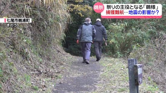 「地震で崩れて…」“鵜様”の捕獲が難航　気多大社の鵜祭まであと3日　　