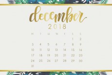 【12月の開運カレンダー】2018年最後の大吉日は12月3日と7日、金運アップ＆目標達成運吉！