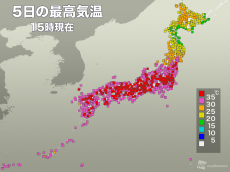 
今季最多 全国256地点で35℃以上の猛暑日記録
        