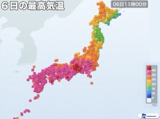 
東海以西は猛暑継続　名古屋は8日連続で35℃超
        