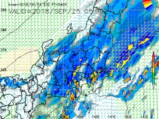 
午後は関東各地で本降りの雨　雷を伴い強く降る所も
        