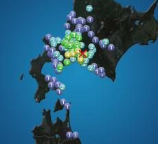 
北海道で震度4の地震　津波の心配なし
        